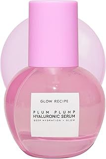 Glow Recipe Plum Plump Hyaluronic Acid Skin Care Serum - Hydrating Skincare + Face Serum for Women & Men with Antioxidant Plum + Vitamin B5 to Repair Skin Barrier & Lock-In Facial Hydration (30ml)