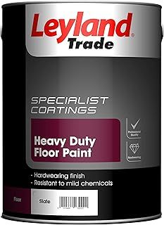 Leyland Trade Heavy Duty Floor Paint - Slate 5L