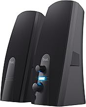 Trust Almo 2.0 PC Speaker Set, 10 W Peak Power, USB Powered Sound System, 3.5 mm Audio Connection, Speakers with Clear Sound for Computer, Laptop, Mac - Black [Amazon Exclusive]