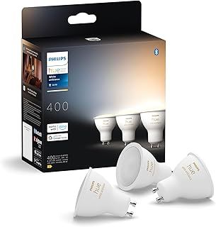 Philips Hue GU10 – Smart Spotlight – (3-Pack) White Ambiance