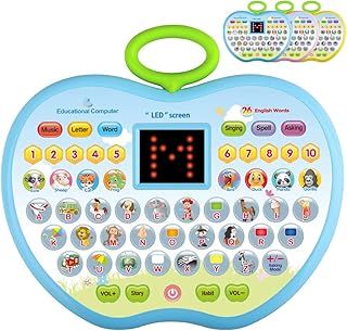 Toddlers Multifunctional Learning Tablet Toy for Boys & Girls - Perfect Educational Gift