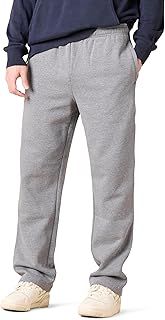 Amazon Essentials Men's Fleece Open Bottom Sweatpant (Available in Big and Tall)