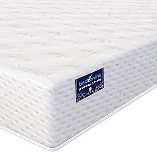 BEDZONLINE Eco Memory Foam Single Mattress - Firm | 3ft Breathable 11cm Certified Therma-Pure Memory Foam & Reflex Foam Mattress | UK Handmade & Hypoallergenic