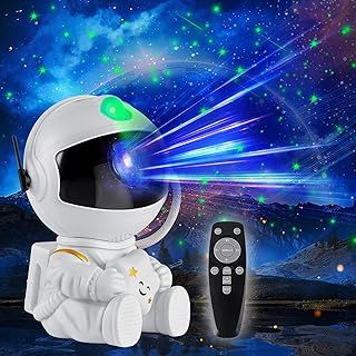Astronaut Space Projector,Astronaut Galaxy Star Projector Starry Night Light with Remote Control Timer 360° Adjustable Space Projector, Best Gifts for Christmas, Birthdays, Valentine's Day