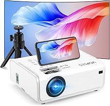 [Electric Keystone 6D/4P] Projector 4K, 5G WiFi Bluetooth Projector 18000L, VOPLLS Native 1080P Projector with PPT, Zoom, Outdoor Projector for TV Stick/iOS/Android