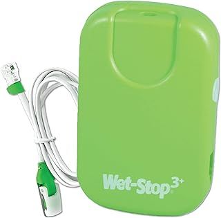 Wet-Stop3 Green Bedwetting Enuresis Alarm with Sound and Vibration, Moisture Sensor for Boys or Girls