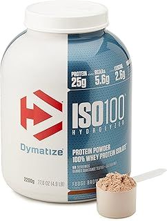 Dymatize ISO 100 Fudge Brownie 2,2 kg - Whey Protein Hydrolysat + Isolat Powder