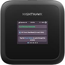 Netgear Nighthawk M3, 5G Router with Sim Slot, Portable WiFi Hotspot for Personal/Business, Mifi Device 4g 5g Unlocked, WiFi 6, up to 32 Devices, up to 2.5Gbps (MH3150)