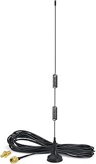 Bingfu Dual Band 978MHz 1090MHz 7dBi Magnetic Base SMA Male MCX Aerial Antenna for Aviation Dual Band 978MHz 1090MHz ADS-B Receiver RTL SDR Software Defined Radio USB Stick Dongle Tuner Receiver