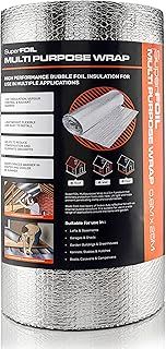 SuperFOIL Foil Insulation Roll 0.6m x 25m - Energy Saving DIY Bubble Foil Sheet - 3-in-1 Sustainable Thermal Insulation Reflective Radiant Barrier & Vapour Barrier - Multi Purpose for Home & Auto