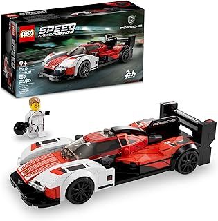 LEGO Speed Champions Porsche 963, Model Car Building Kit, Racing Vehicle Toy for Kids, 2023 Collectible Set with Driver Minifigure 76916