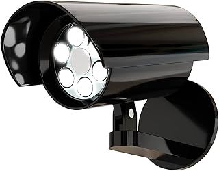 Battery Security Lights with Motion Sensor, Dummy CCTV Camera with PIR Motion Sensor Lights Outdoor for Garden, House Entrance, Driveway, Patio, Garage, IP65 Waterproof Security Lighting