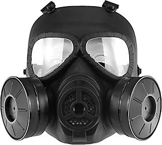 Paintball Mask - Tactical Full Face Dummy Gas Style Skull CS Mask with Double Turbo Fan for Cosplay, Halloween, Wargame, Masquerade