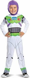 Disney Official Classic Buzz Lightyear Costume Kids, Buzz Lightyear Dress Up Onesie, Toy Story Dress Up Costume Fancy Dress, World Book Day Costumes for Boys