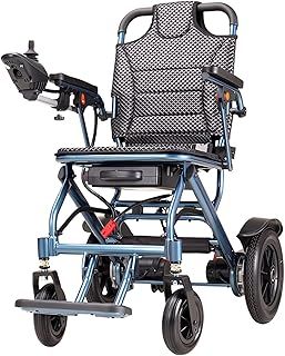 ByteTecpeak D04 Foldable Electric Wheelchair with Removable 10Ah Lithium Battery, 500W Motor, 20km Range, 150kg Capacity Easy to Transport and Store