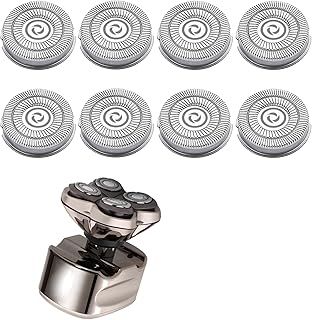 8Pcs Shaver Head Replacement Blade compatible with Skull Shaver Pitbull,Butterfly Kiss, and Palm Electric Razors