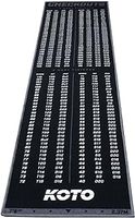 KOTO - Carpet Checkout 285 x 80 cm - Flooring Protector - Carpet - Dart Games - Foam Dart Mat for Beginners & Professionals - Professional Dart Carpet to Protect Floor & Darts - Steel & Soft Darts