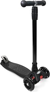 DIVCHI 3-Wheel Scooter for Kids Age 3+, Lean to Steer, Light-Up Wheels, Extra-Wide Deck