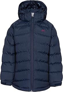 Trespass Children's Amira Warm Padded Waterproof Winter Jacket with Detachable Stud Off Hood