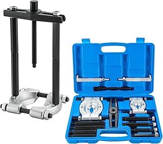 DASBET 14PCS Bearing Separator Puller Set 2" and 3" Splitters Remove Bearings Kit, Heavy Duty 5 Ton Capacity Bearing Separator Wheel Hub Axle Puller Set