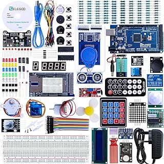 ELEGOO Mega R3 Project The Most Complete Ultimate Starter Kit Barebone PCs Compatible with Arduino IDE with Tutorial