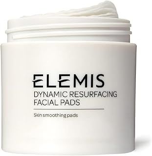 Elemis Dynamic Resurfacing Facial Pads, Exfoliating Face Wipes with Tri-Enzyme Technology, Gentle Exfoliating Rounds for Smooth, 60 Pads