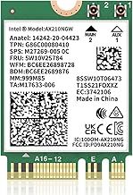 WiFi 6E AX210 NGW WiFi Card with Bluetooth 5.3 WAP3 MU-MIMO 802.11AX Wi-Fi Module Tri-Band (2.4GHz/5GHz/6GHz) 5374Mbps Wireless Network Card for Laptop M.2 NGFF Windows 10/11(64 bit)