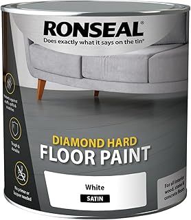 Ronseal DHFPWH25L 2.5L Diamond Hard Floor Paint - White