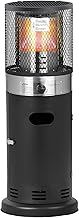 BIGHORN Gas Outdoor Cylinder Heater - Portable Propane 6 KW Commercial Patio Heater For Garden, Backyard, Restaurant, Cafe, Bar