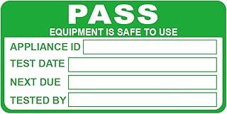 Pat Testing Sticker,200pcs 1x2inch pat Testing Label Pass with 20pcs Failed Equipment Test Sticker