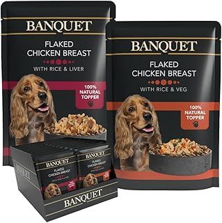 HiLife Banquet - Wet Dog Food - Flaked Chicken Breast, Rice, Liver, Veg - 100% Natural Ingredients, 100 g (Pack of 30)