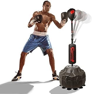 Cobra Reflex Bag – Advanced Reflex Punching Bag with Ultra-Fast Bounceback to Increase Speed, Reflexes, and Stamina – Adjustable-Height Boxing Bag with Stand and Secure Suction Cups…
