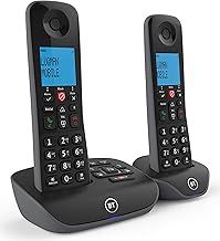 BT Essential Cordless Landline House Phone, Nuisance Call Blocker, Call Block button, Answer Machine, Twin Handset Pack