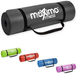 Maximo Yoga Mat, 12MM 15MM Extra Thick Exercise Mat 183cm x 60cm Multi Purpose Yoga Mat for Men, Women, Non-Slip Yoga Mat, Ideal for Pilates, Planks, Stretching, Exercise Mat, Ideal for Home Gym Accessories
