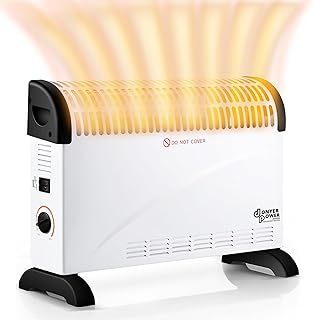 DONYER POWER Convector Radiator Heater 2000W Room Heating with Adjustable Thermostat