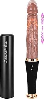Thrusting Dildo Vibrators Sex Toys, Adult Toys Sex toys4women, Baseball Bat Vibe with Licking Modes for Gay Men Women G Spot Anal Men Women Couples(Brown)