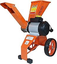 Forest Master FM4DDE Compact Self-Feeding Wood Chipper - 4HP Direct Drive, 2800W Electric Motor - Chips Branches Up to 50mm (2 inches) in Diameter