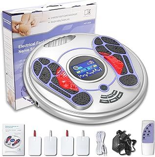 Foot Circulation Massager Machine, Circulation Stimulator Booster for Feet and Legs, Relieves Aches & Pains in Legs and Reduces Swollen Feet & Ankles, Gifts for The Elderly