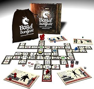 A Popular Fantasy Crawler Adventure Board Game | Enter the Dragon's Lair | 1-4 Players | Age 7+ | Simple-to-Play | Family Games | Tabletop RPG | Classic DnD style rougelike gaming