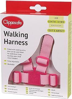 Clippasafe Walking Harness and Reins (Pink)