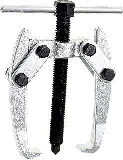 KATSU Two Jaw Gear Bearing Puller 60mm, Carbon Steel Mini 2 Arms Gear Armature Bearing Extractor Puller Removal Hand Tool for Car Motorcycle Auto Reparing 45050702