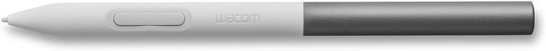 Wacom One Standard Pen, Pressure Sensitive, Battery-Free Pen for Wacom One pen tablets and displays, White-Gray