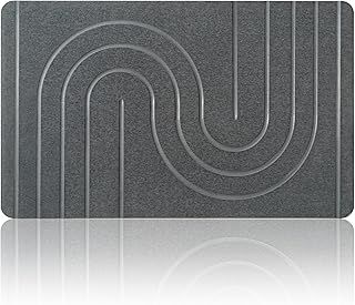 Large Stone Bath Mat 80x50cm, Super Absorbent 2024 New Diatomaceous Earth Shower Mat, Non-Slip Quick Drying Bathroom Mat, Shower Mat for Bathroom Floor
