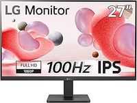 LG Electronics Monitor 27MR400-B, 27 Inch, Full HD 1080p, 100Hz, 5ms GtG, IPS Panel, AMD FreeSync, Smart Energy Saving, Anti-Glare, HDMI, Matte Black