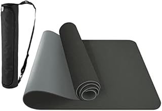 ComFy Mat Yoga Mat – Non-Slip Premium TPE Yoga Mat [Bonus Waterproof Carry Bag] – Eco-Friendly Workout Mat for Pilates, Meditation, Women, Men – Fitness Exercise Mat, 183cm x 61cm x 6mm