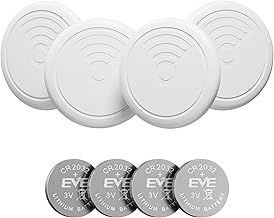 Smart Tags 4 Pack Air Tracker Item Finders Work with Apple Find My (iOS Only) Track Your Keys,Wallet,Backpack,Luggage,Super Lightweight,Comes with 4 Beautiful Keychains and Waterproof Cases (4)