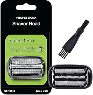 21B S3 Replacement Shaver Head Compatible with Braun Series 3 Shaving Head for Men Electric Foil Shaver Cordless Razor Head fit 21B 3000s 3010s 3040s 3050cc 300S 310S 320S 330S 340S 360S 380S