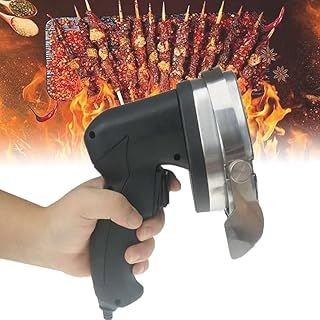 Gyro Knife Electric Kebab Slicer, Stainless Steel Commercial Shawarma Meat Cutter, Type Gyro Cutter Kebab Slicer Sliced Meat Gyros Knife, Adjustable Thickness 0 to 8 mm,Black (Black)