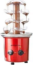 Global Gizmos Cascading Chocolate Fountains/Unique Tabletop Party Centrepiece/Ideal for Parties, Weddings and Events (Premium)