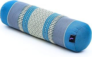 Leewadee Small Yoga Bolster – Shape-Retaining Cervical Neck Roll, Tube Pillow for Comfortable Reading, Kapok Filling, 55 x 15 x 15 cm